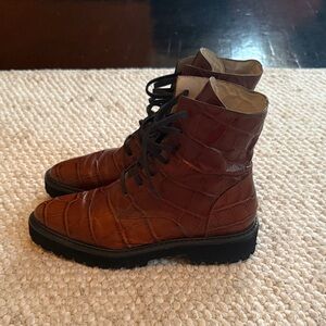 Freda Salvador | Shoes | Emi Lug Lace-Up Boots